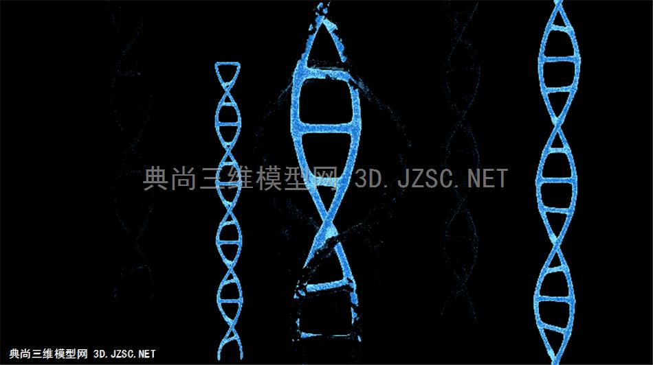 DNA基因科技C4D模型