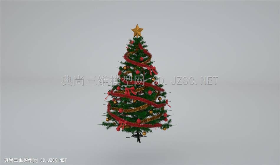 圣诞树 C4D模型