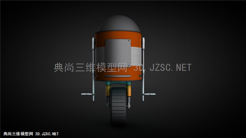 单轮机器人 C4D模型