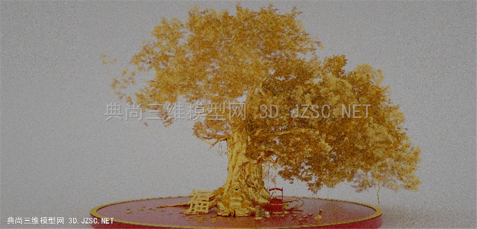 金树新年 C4D模型