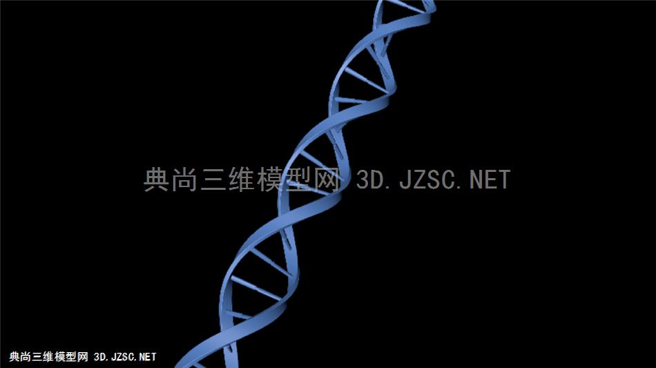 DNA基因链条1 C4D模型