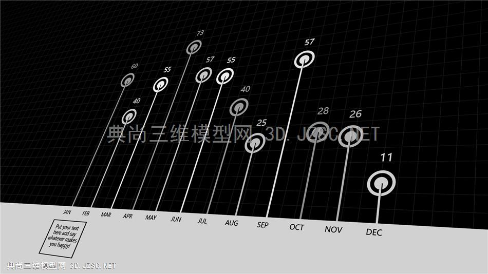 走势图图表6 c4d模型