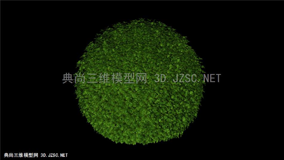 四季青植被模型 c4d模型