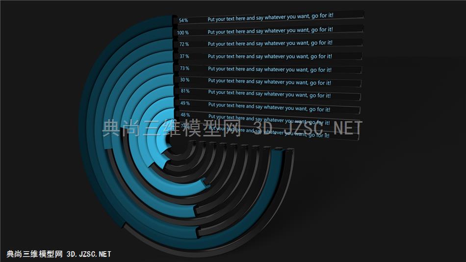 走势图图表16 c4d模型