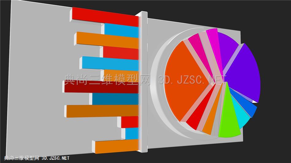 1走势图图表2 C4D模型