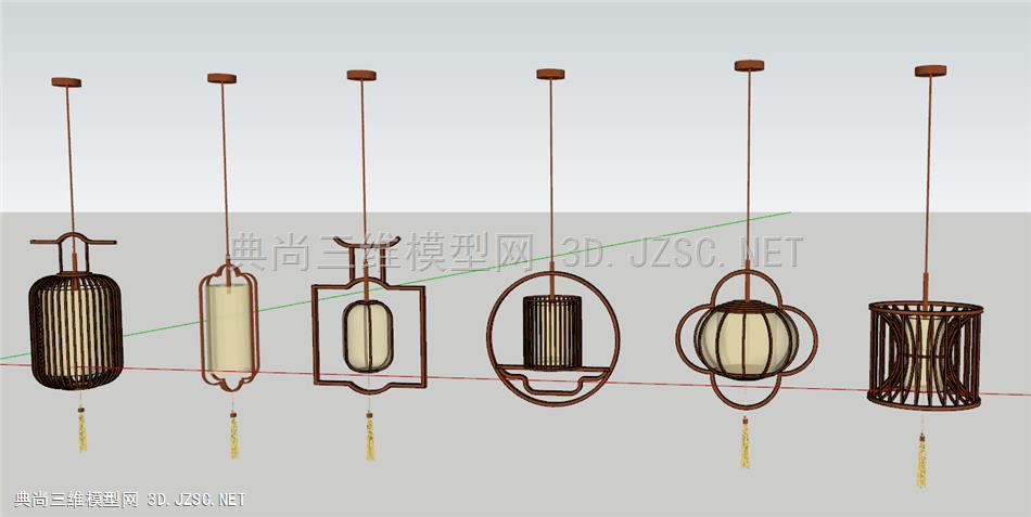 新中式吊灯、中式灯具
