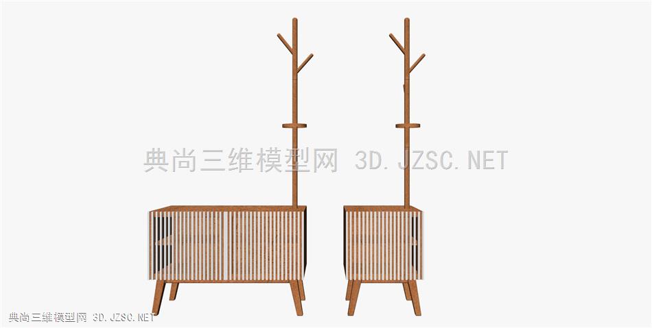 现代风格民宿风衣帽架＆挂钩 (2)