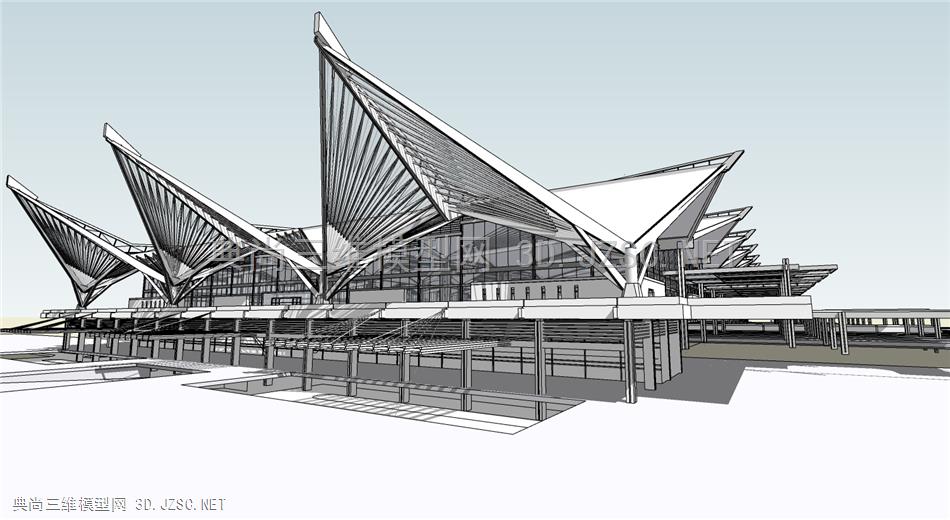 HND火车站建筑结构设计