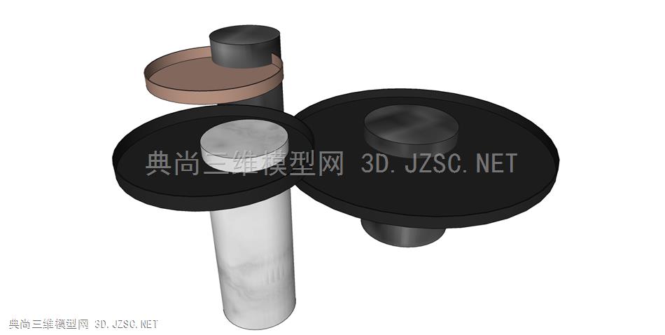 现代风格创意异型茶几角几 (3)