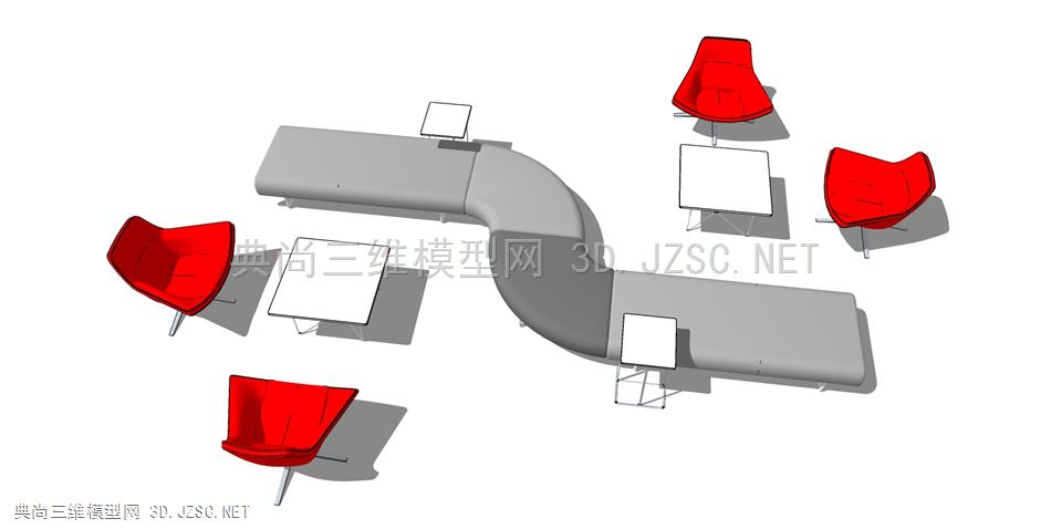 现代时尚工装组合沙发 (22)