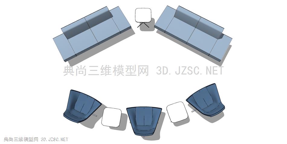 现代时尚工装组合沙发 (24)