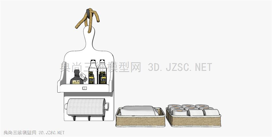 现代风格卫浴用品组合 (5)