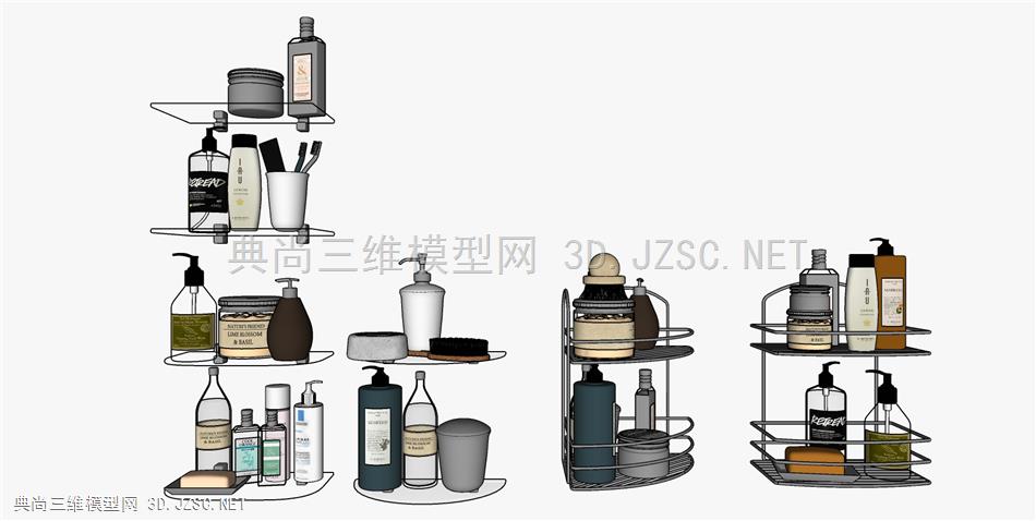 现代风格卫浴用品组合 (19)