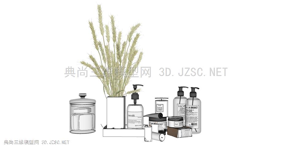 现代风格卫浴用品组合 (21)