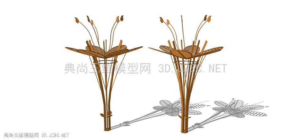 景观小品  景观装置  竹子小品 竹编小品装置物