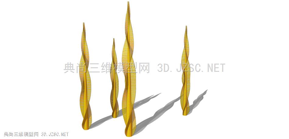 景观小品 景观装置 装饰物 螺旋装饰品 户外装饰 公园广场装置