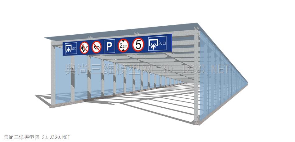 地下车库出入口雨棚 (10) 地铁站入口
