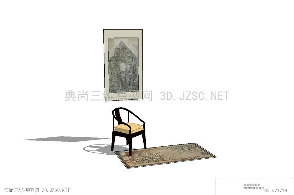 中式家具-1(169)-sketchup模型