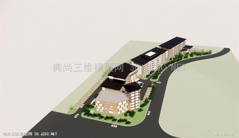 鸟瞰图 设计效果图 屏幕截图F福利院建筑20100209建筑小品草图模型