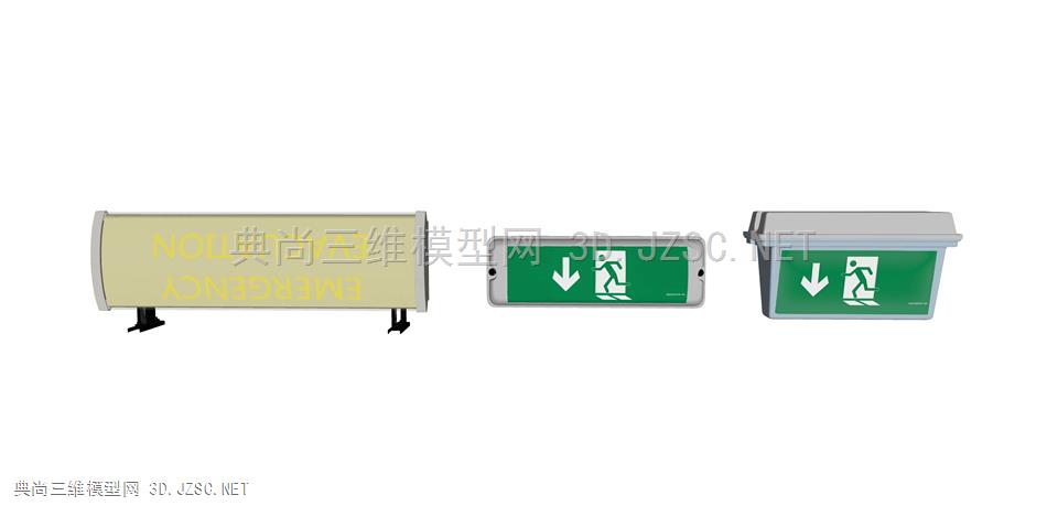 建筑工业设施11 工业道具 器材 工具设备 设施 安全标识灯   警示灯    自发光安全标志灯