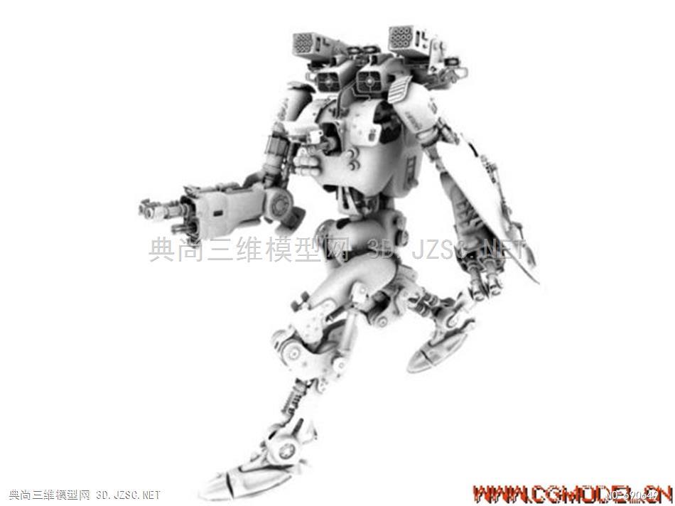 机器人简笔画工笔画卡通动漫人物一个比较复杂的机器人机械模型3dmax
