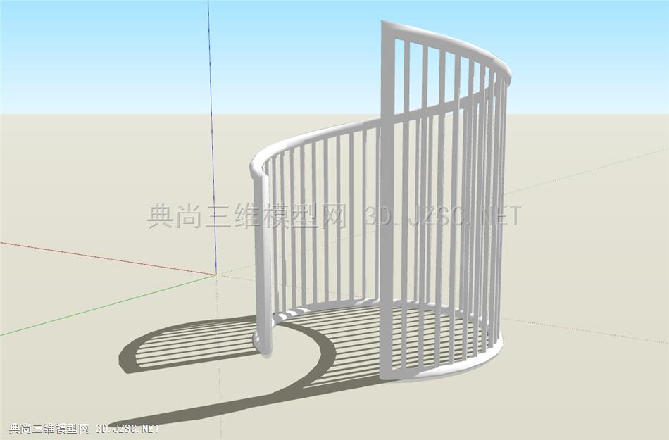 现代小品su模型