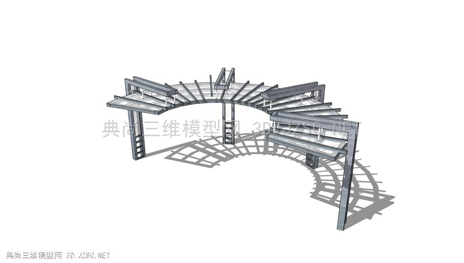 现代精品廊架座椅 (15)