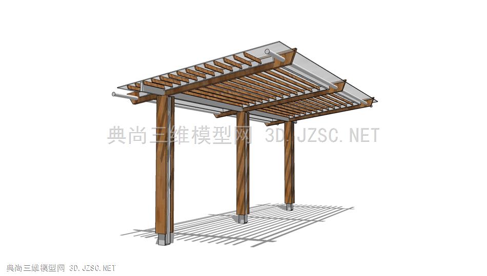 现代精品廊架座椅 (17)