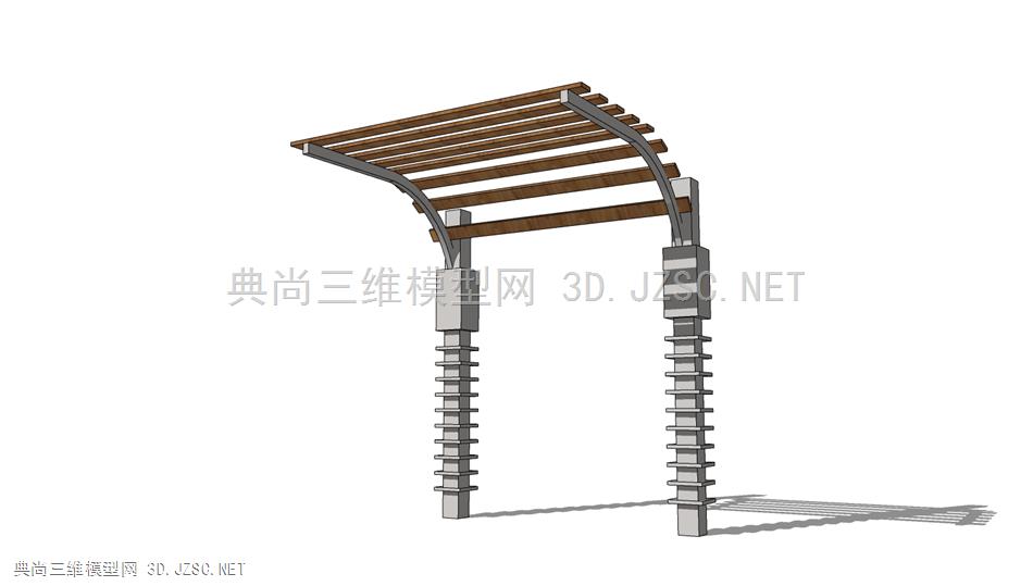 现代精品廊架座椅 (35)