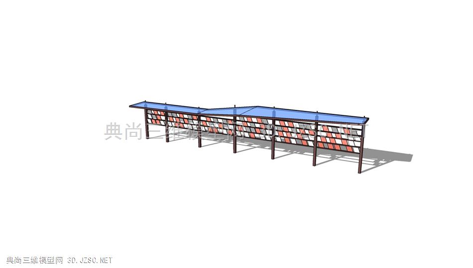 现代精品廊架座椅 (45)