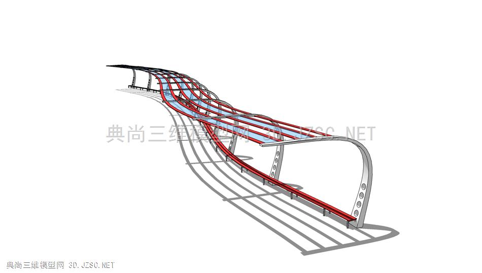 现代精品廊架座椅 (68)