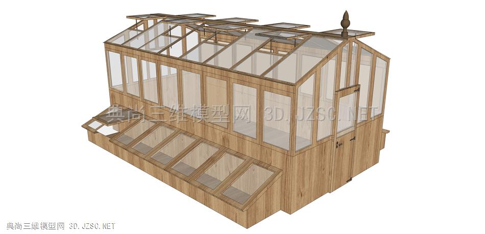 温室 (7) 玻璃棚 阳光房 种植棚 菜园 种植园 蔬菜棚 玻璃房 钢结构玻璃房