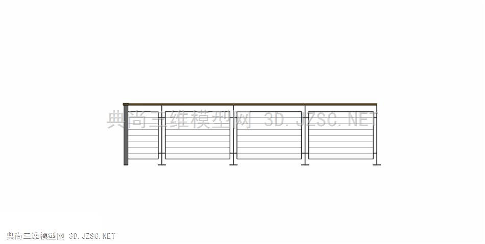 精致栏杆模型 (20)