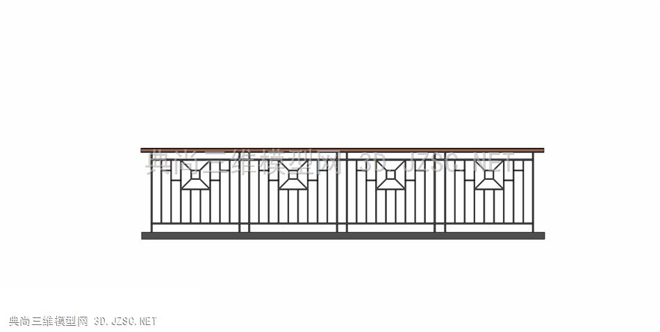 精致栏杆模型 (1)