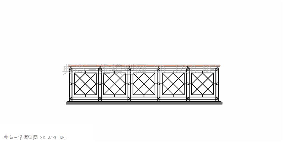 精致栏杆模型 (2)