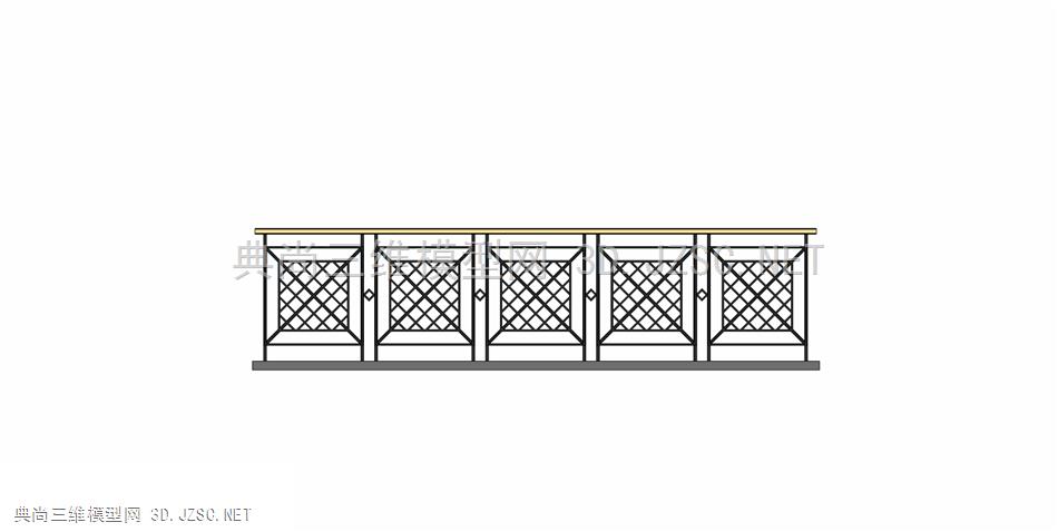 精致栏杆模型 (3)