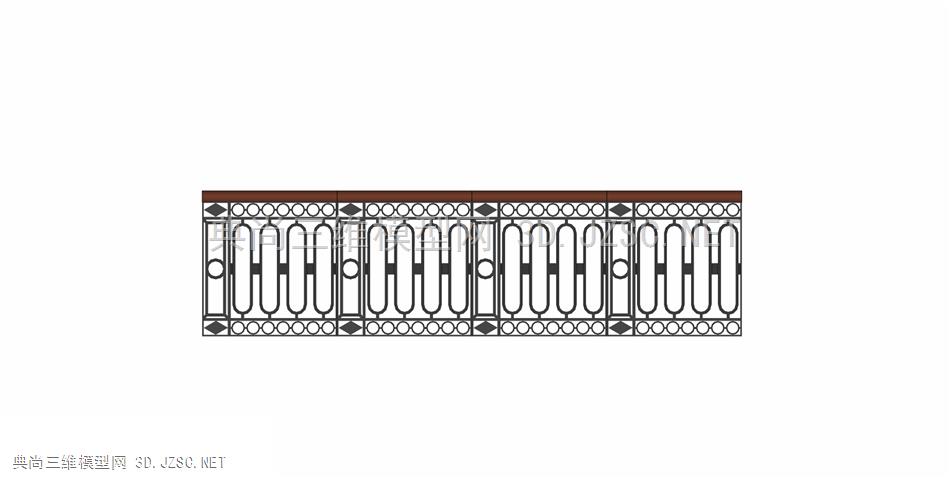 精致栏杆模型 (6)