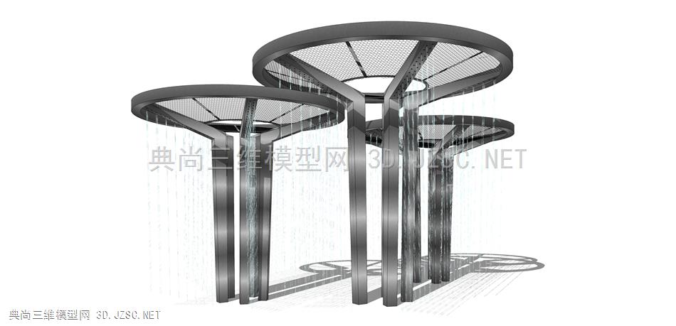 现代廊架构筑物(98) 廊架结构 景观小品 景观装饰 凉亭 廊架 异形休息亭 雨棚 钢结构遮阳棚 公园广场休息亭