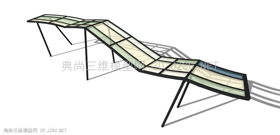 现代廊架构筑物(102) 廊架结构 景观小品 景观装饰 凉亭 廊架 异形休息亭 雨棚 钢结构遮阳棚 公园广场休息亭