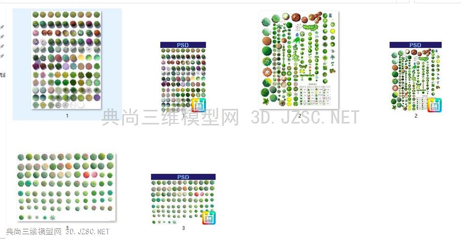 3.更多平面植物