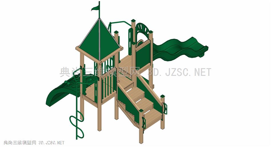 儿童室外活动器材滑梯爬架城堡 (15)