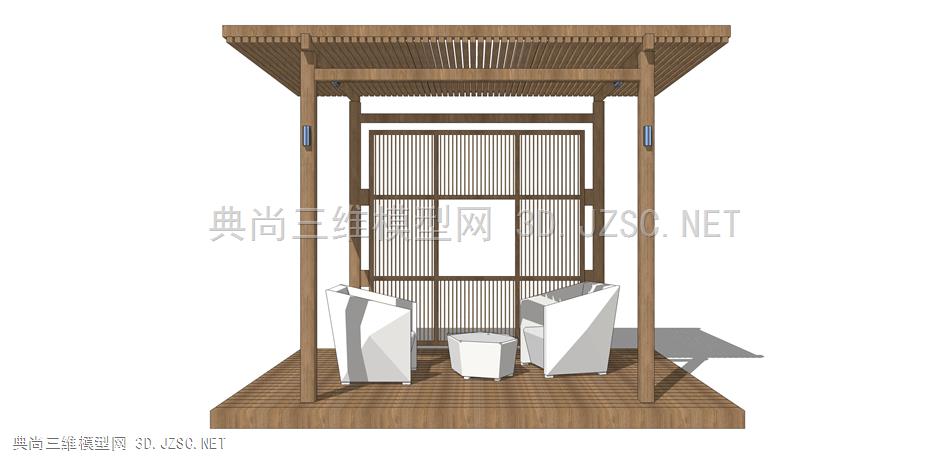 现代廊架构筑物 (202)  廊架结构 景观小品 景观装饰 凉亭 廊架 异形休息亭 雨棚 钢结构遮阳棚 景观装置