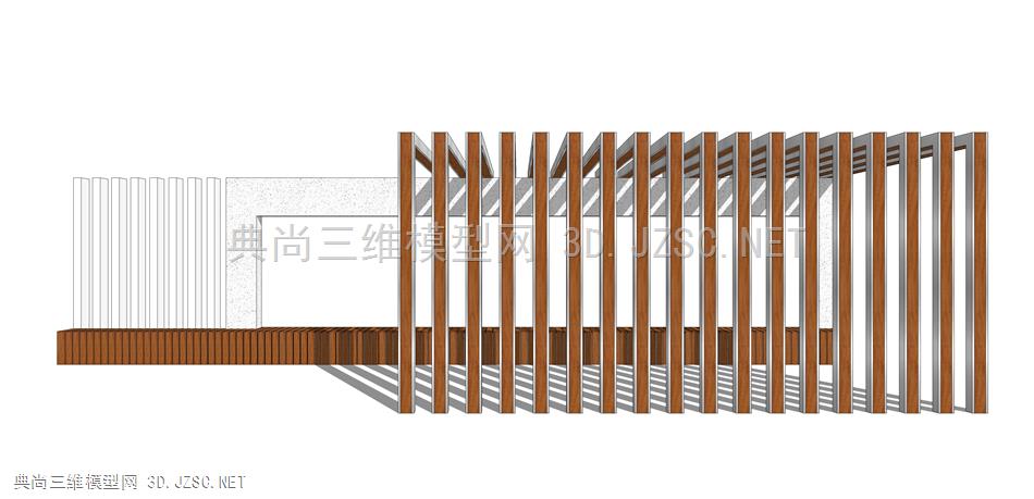 现代廊架构筑物 (205)  廊架结构 景观小品 景观装饰 凉亭 廊架 异形休息亭 雨棚 钢结构遮阳棚 景观装置