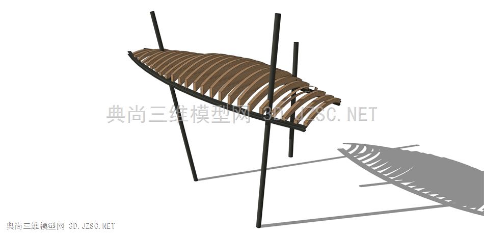 现代廊架构筑物 (206)  廊架结构 景观小品 景观装饰 凉亭 廊架 异形休息亭 雨棚 钢结构遮阳棚 景观装置