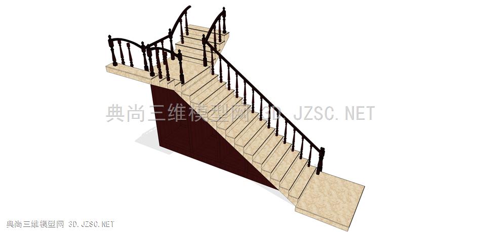 旋转楼梯 (41) 转角楼梯 钢结构楼梯 工业风楼梯 宴会厅 酒店楼梯 轻奢风格楼梯 