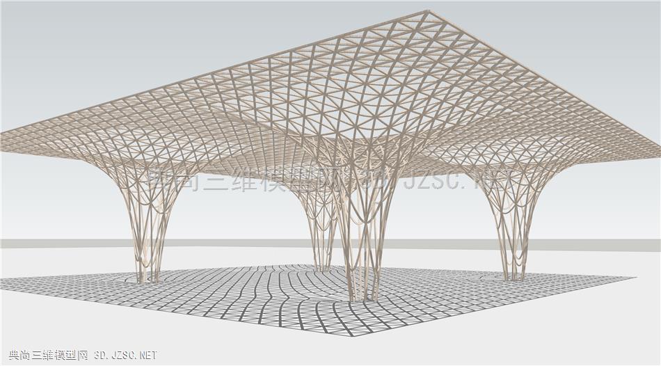 建筑 网状景观小品 剧院/博物馆/礼堂 