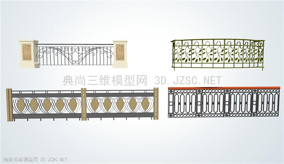 现代铁艺栏杆