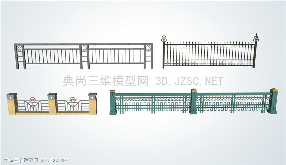 现代铁艺栏杆