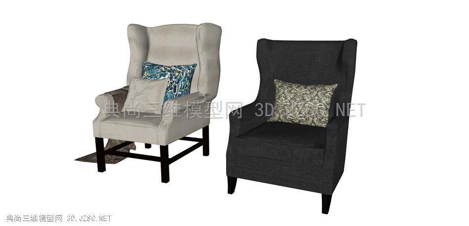 583美国 bernhardt，单人沙发，椅子，单人椅，休闲沙发，凳子