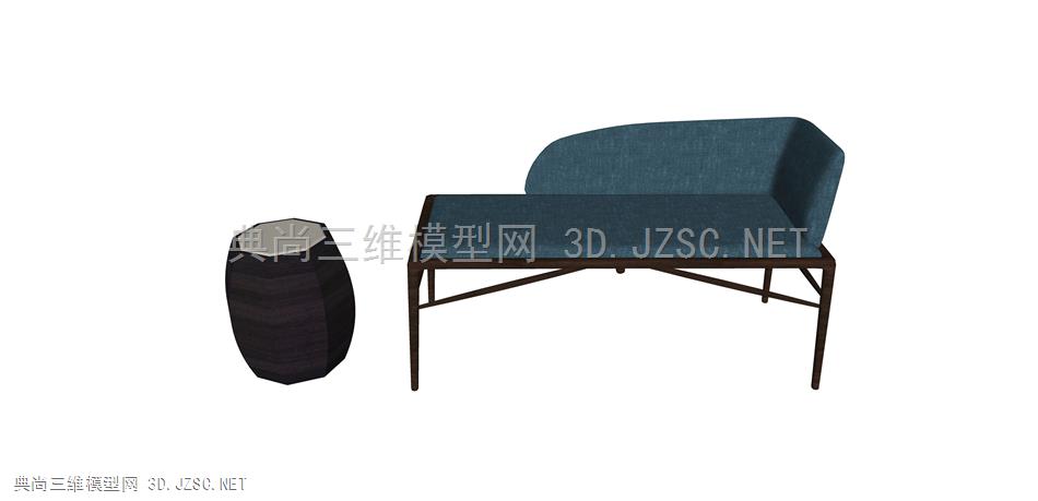 1238中国 漾美 家具，沙发，现代休闲沙发，单人沙发，边几，小桌子